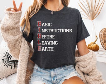 BIBLE Acronym T-Shirt Design: Basic Instructions (Digital Download)