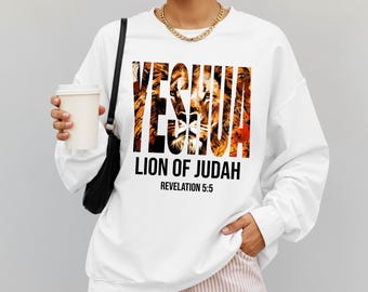 Lion of Judah Yeshua PNG Lion Watercolor TShirt Design | Christian png Bible Verse DTF Transfers