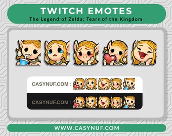 Legend of Zelda Emotes for Twitch, Discord or Youtube