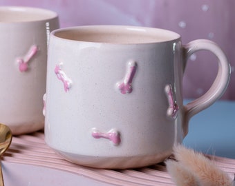 Funny Gift Mug, Handmade Ceramic, Dick, Coffee Mug, Penis Mug, Funny Coffee Mug, Funny Husband Mug, Best Friend Gift, Birthday Gift, For Her