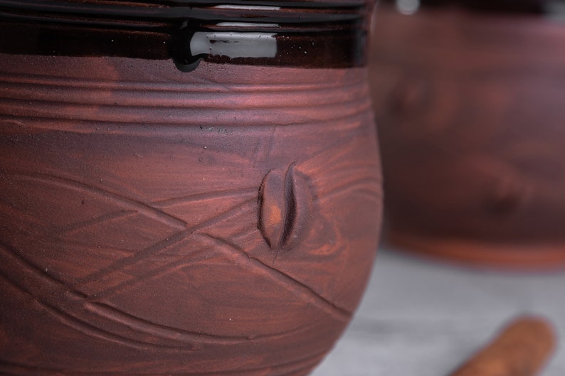 Ceramic Coffee Mug, Handmade Cup, Made In Ukraine, Coffee Bean Decor, Art Rustic Style, Handmade Pottery, Coffee Cup, Coffee Lover Gift Idea image 10