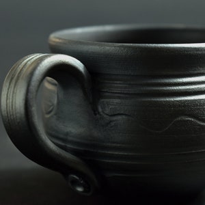Black Matte Coffee Mug, Handmade Coffee Mug, Black Matte Mug, Personalized Mugs,Handmade Ceramic Mug, Best Friend Gift,Birthday Gift Idea