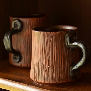 Pottery Coffee Mug, Handmade Ceramic Mug, Stoneware Mug, Best Gift Idea, Coffee Lover Gift, Large Coffee Mug, Best Friend Gift, Mom Gift