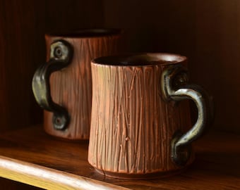 Pottery Coffee Mug, Handmade Ceramic Mug, Stoneware Mug, Best Gift Idea, Coffee Lover Gift, Large Coffee Mug, Best Friend Gift, Mom Gift