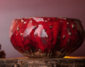 Handmade Ceramic Bowl, Orange Pumpkin Bowl, Kitchen Decor, Pottery Pumpkin Bowl, Relief Pumpkin Decor, Made In Ukraine, Halloween Gift Idea