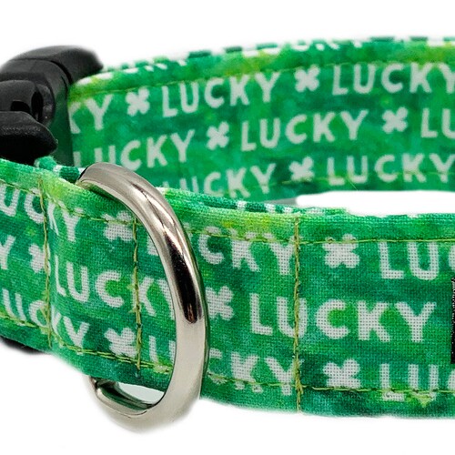 St. Patricks Day Dog Collars Lucky Dog Collar for Boy Dogs Etsy