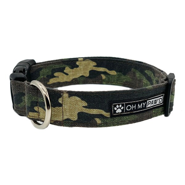 Camo Dog Collar Etsy