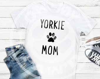 Download Yorkie silhouette | Etsy