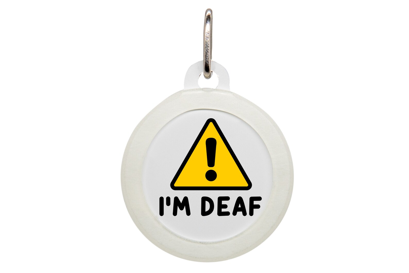 Im Deaf Dog Tag Personalized Deaf Pet Alert Tag Medical Etsy