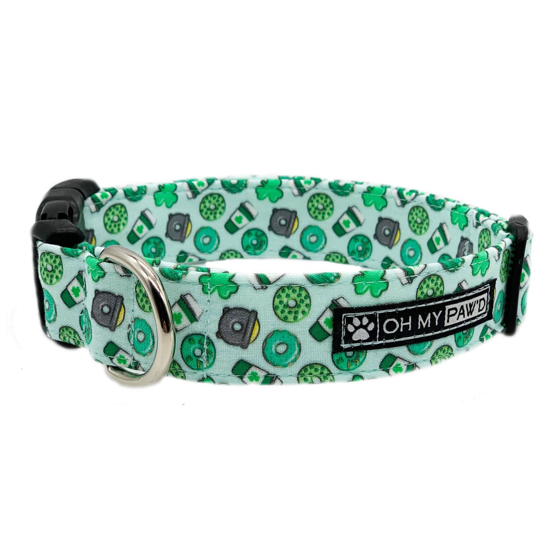St Patricks Dog Collar Green Dog Collar St Patricks Day Etsy