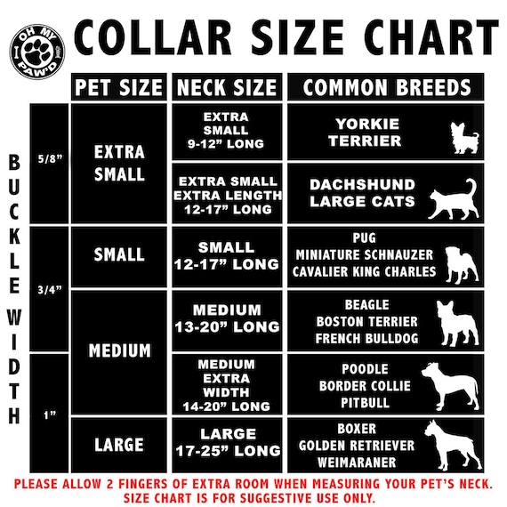 Weed Size Chart