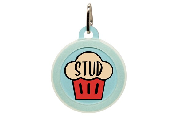 Funny dog cheap tags etsy