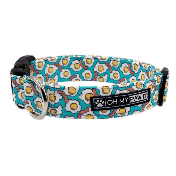 Bacon and Eggs Dog Collar Food Unique Dog Collars for Large Etsy