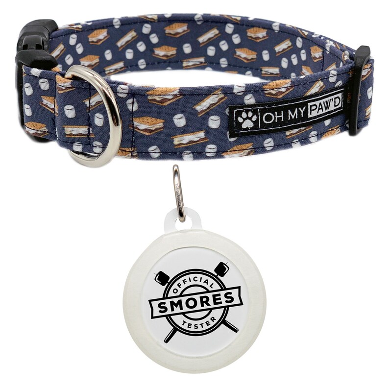 S'more Dog Collar Camping Dog Collar Cute Small Dog Etsy