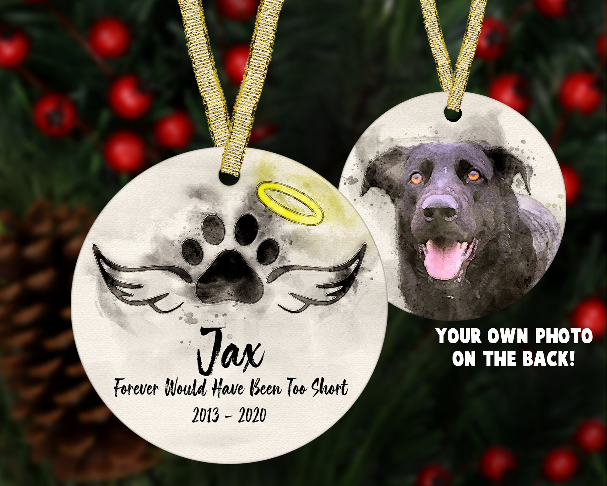 Pet Remembrance Ornament
 Pet Memorial Ornament Dog Ornament Memory Christmas