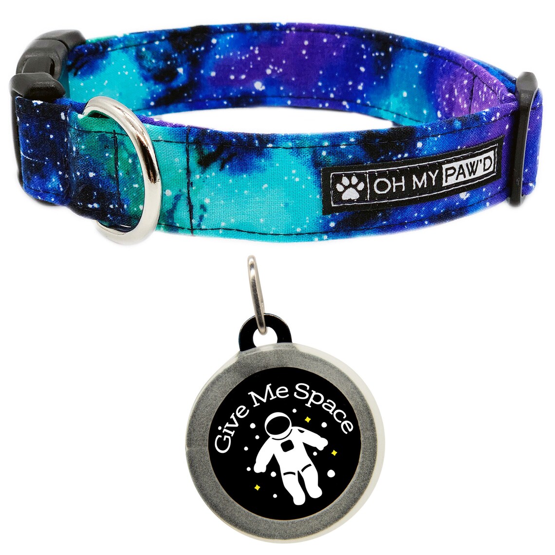 Galaxy Dog Collar Nebula Collar Outer Space Collar Girl Etsy
