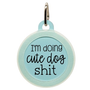 Funny Dog Tag, Cute Pet ID Tag, Custom Dog Name Tag, Trendy Puppy Collar Tag, Personalized Pet Tag, Sassy Dog Tag, Durable Dog ID Tag