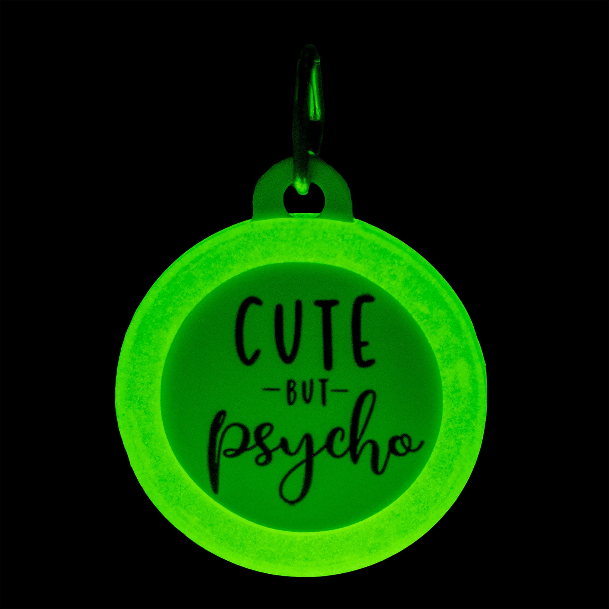 Glow in the Dark Dog Tags That Are Quiet Waterproof Dog Tags Etsy