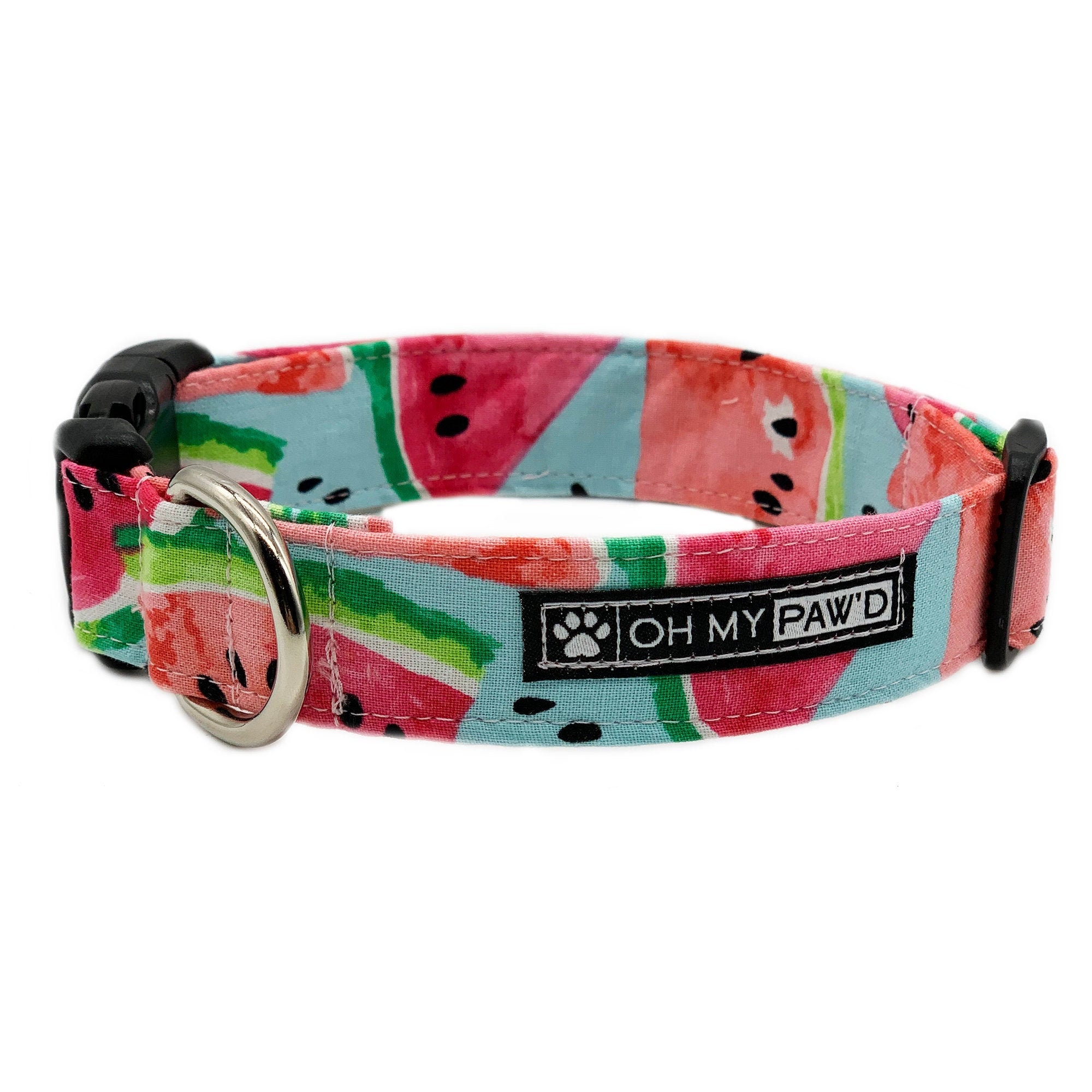watermelon dog collar