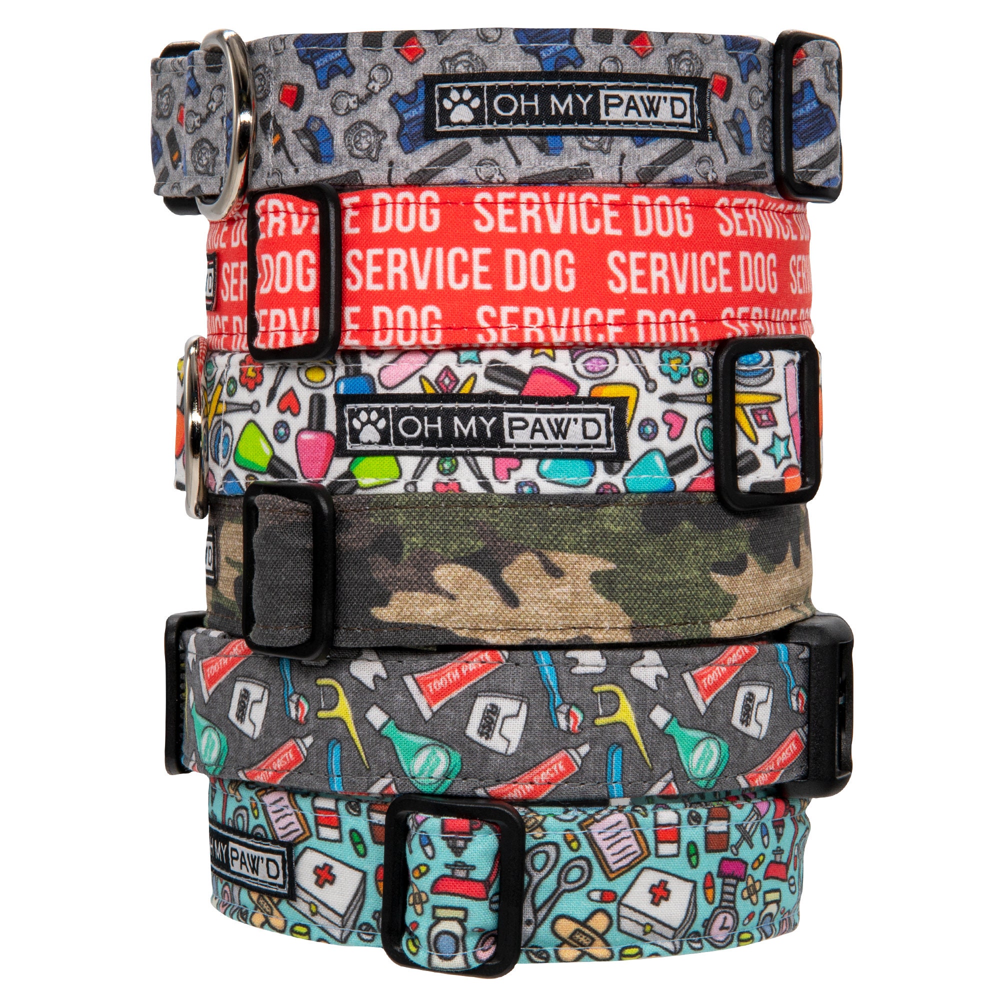 Police Dog Collar Customizable K9 Dog Collar & Leash Thin Etsy
