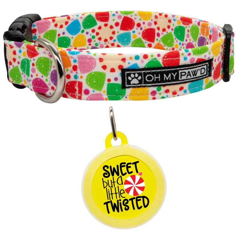 Christmas Dog Collar Girl Gumdrop Dog Collar Designer Etsy
