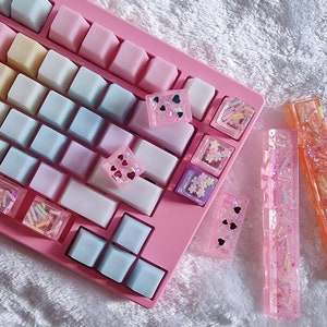 Sakura Cherry Blossom Artisan Resin Keycaps - Etsy