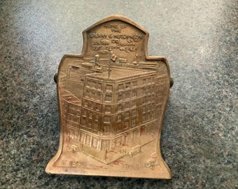 Antique Clip from Sherry & Huticinson Union Square NYC 1925 Paper Clip
