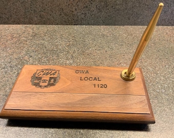 CWA Desk Pen Set Communication Workers America Local 1120