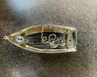 USN Lakes Training Center Boat 5" 1960s Collectible Souvenir