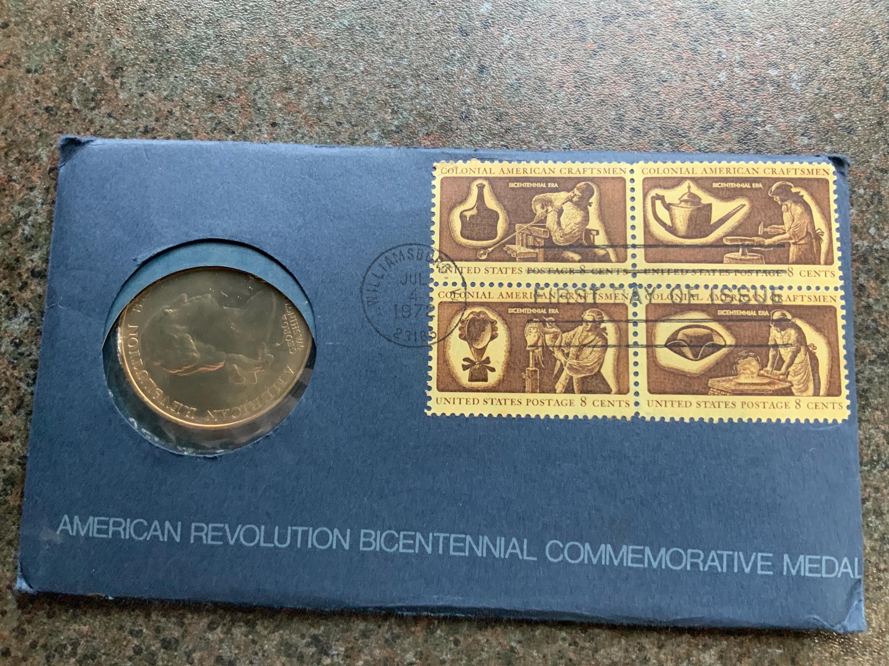 American revolution bicentennial commemorative medal - Etsy 日本