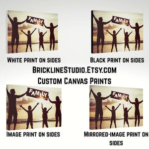 Custom Family Photo Canvas Print - Personalized Home Décor, Canvas Print From Your Photo, Family Wall Art, Custom Photo Canvas image 7
