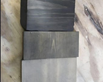Stain Samples - Wood Swatches With MinWax Stain Color Pallet. Order individual colors here