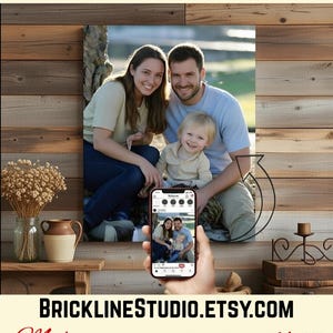 Custom Family Photo Canvas Print - Personalized Home Décor, Canvas Print From Your Photo, Family Wall Art, Custom Photo Canvas image 12