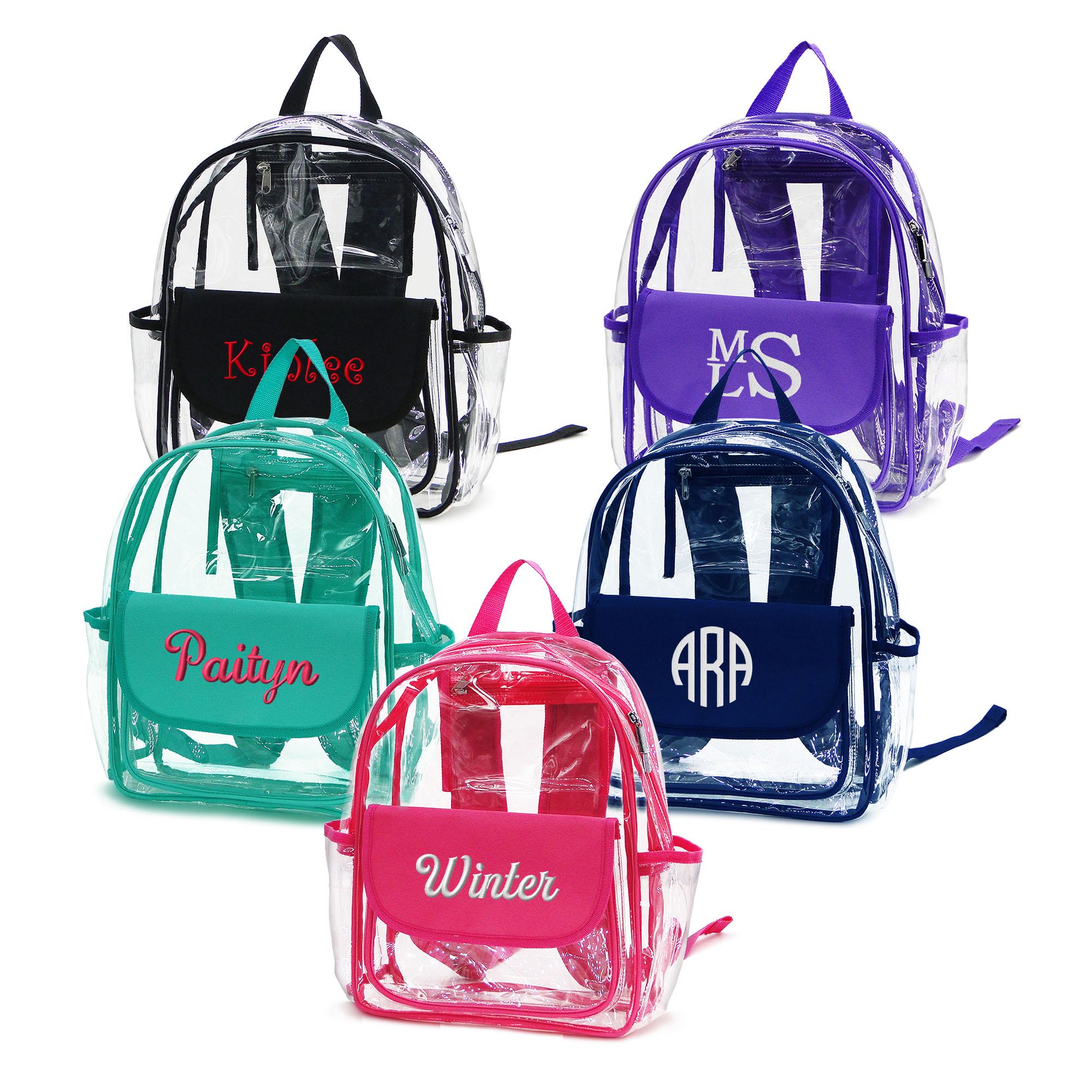 Girls Clear Backpack Set, Kids Backpack For School