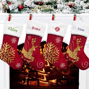 Christmas Sotckings, Sequins Stocking, Faux Fur Stocking, Christmas Gifts, Fireplace Decor, Tree Decor
