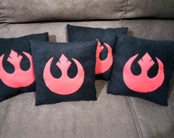 Handmade Star Wars Resistance Pillow, Fantasy Plush Eco Friendly, Ready to Ship