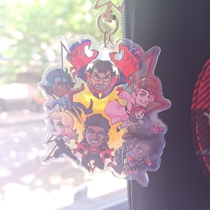 3 inch Holographic Keychain - &quot;ATSV&quot; Inspired