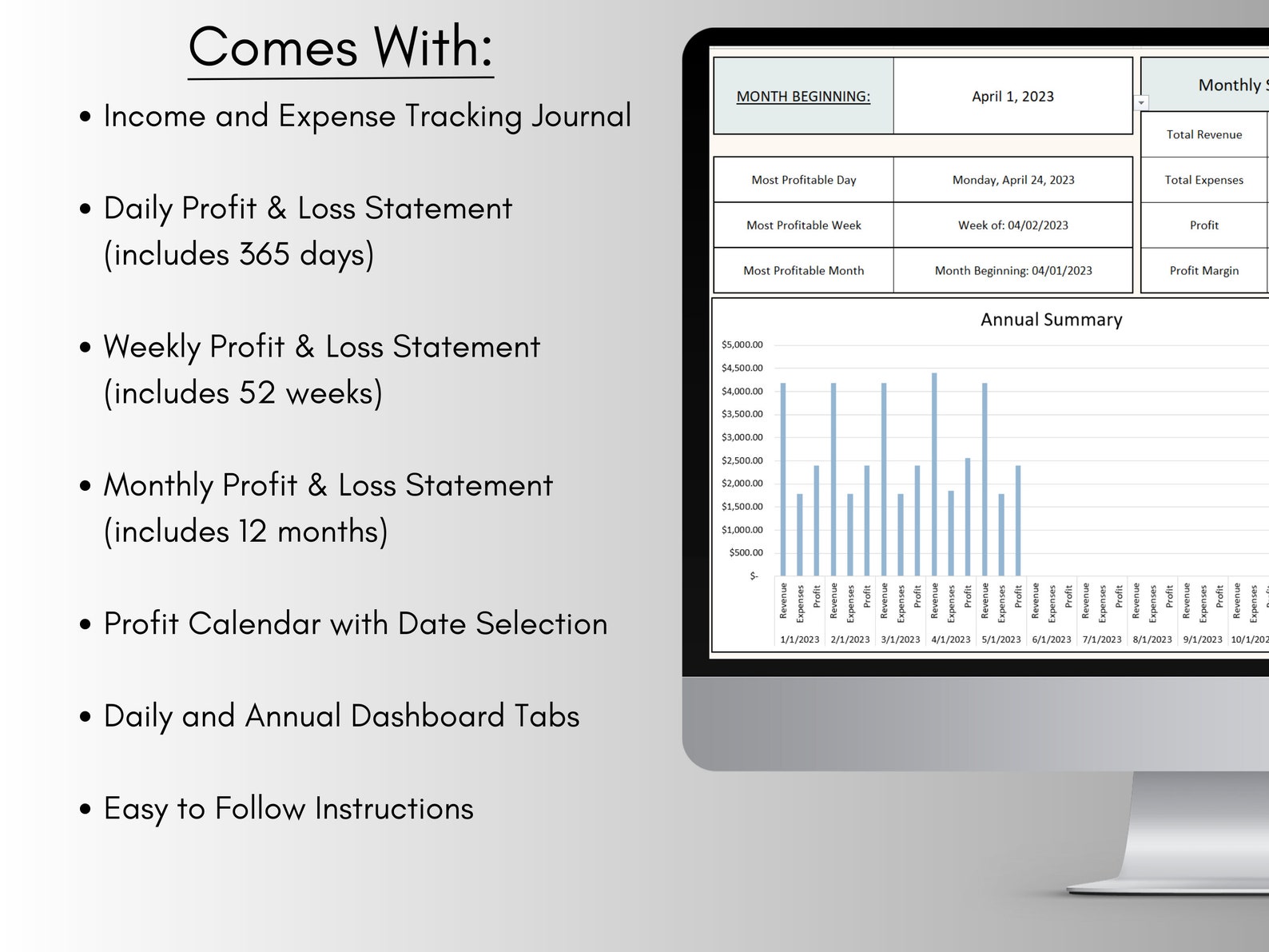 Income and Expense Tracking Spreadsheet for Excel and Google Sheets ...