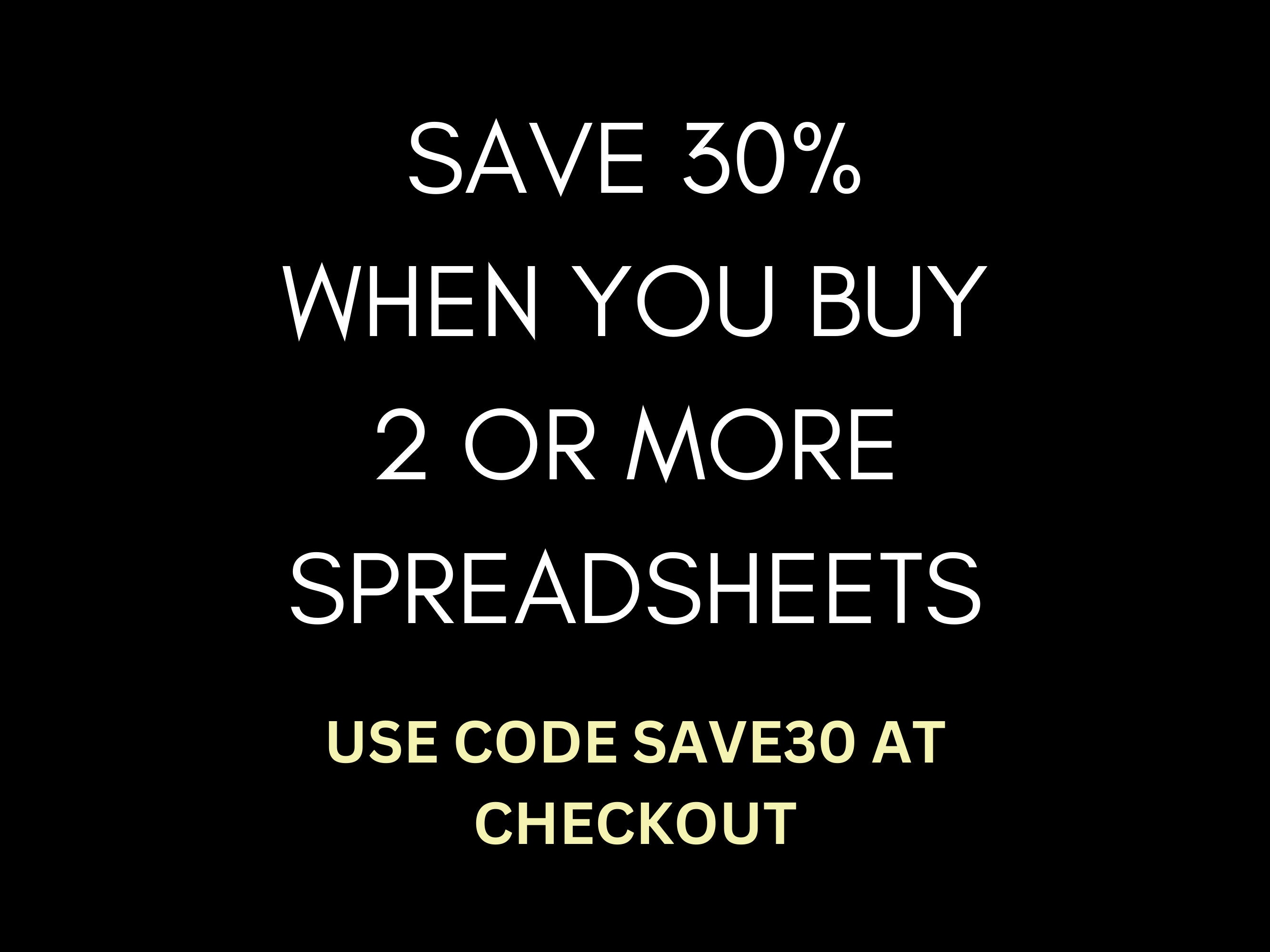 Billing Manager Spreadsheet Template for Excel and Google Sheets ...