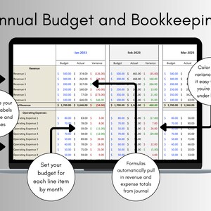 Small Business Spreadsheet Template Bundle for Excel and Google Sheets ...