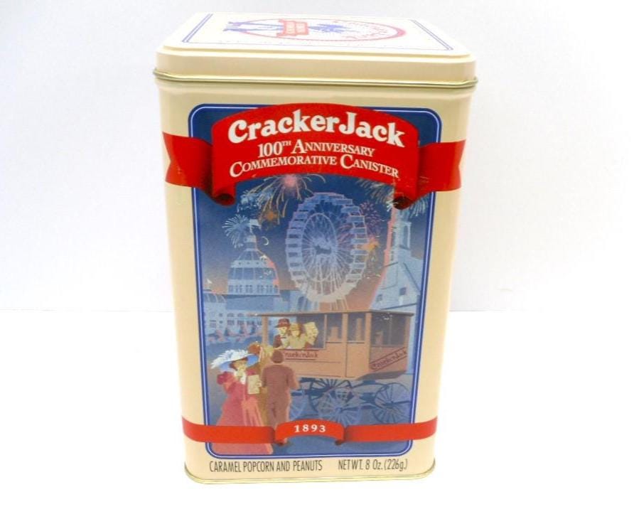 Cracker Jack Tin - Etsy