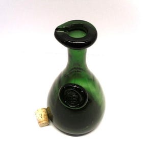Vintage Green Glass Wine Carafe - Danish Holmegaard Elsinore