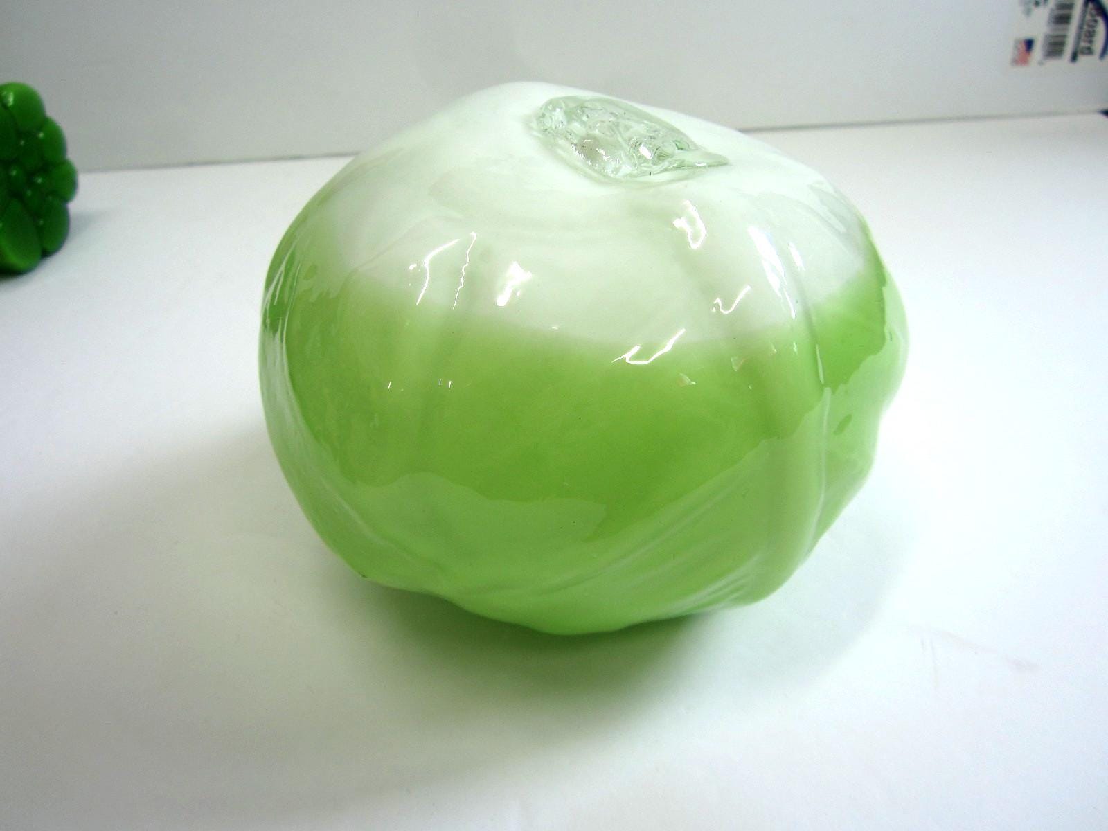 Vintage Handblown Glass Vegetables Your Choice Cabbage Vintage Handblown Glass Vegetables Your Choice Cabbage