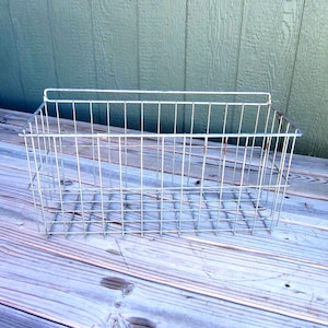 Vintage Wire Milk Crate - Etsy
