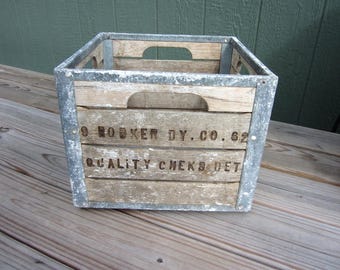 Sealtest Aluminum & Steel Milk Crate by Reynolds Aluminum 1950s