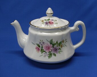 Price Kensington Potteries Teapot with Flowers Made in England