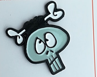 Skull pin - Enamel pin - Limited Edition - Bone head