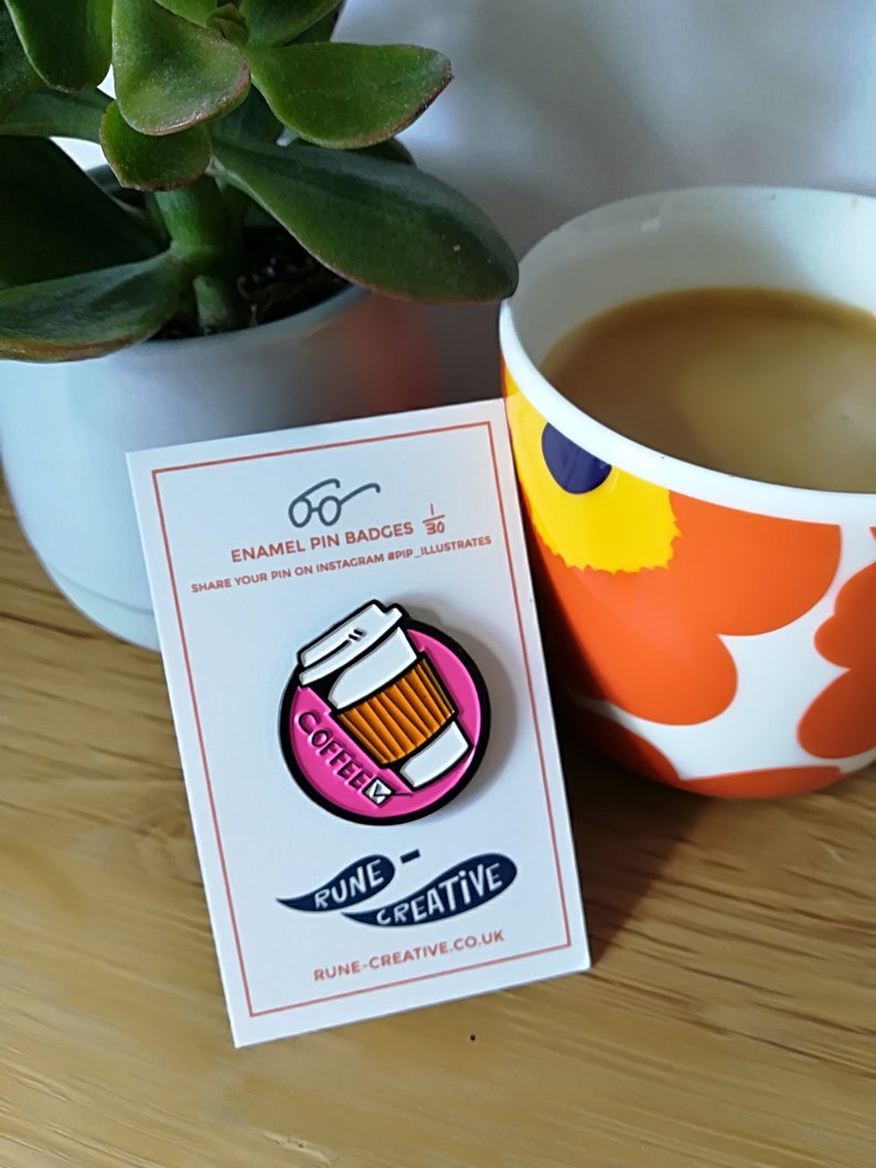 Coffee Enamel Pin Limited Edition - Etsy