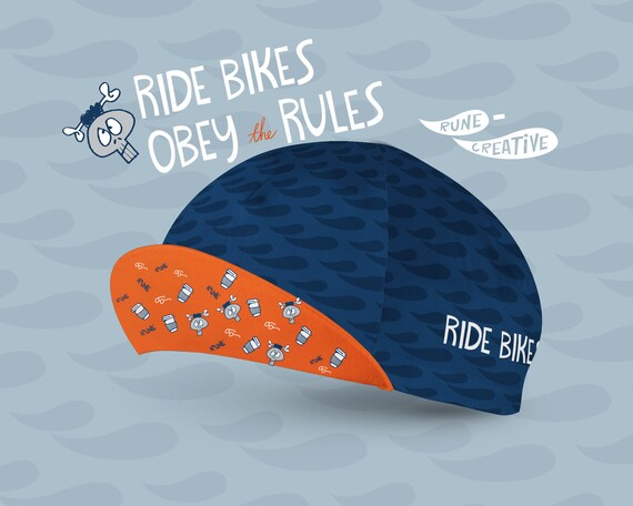cycling cap custom design