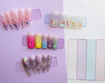 50pcs acrylic based nail display holder/ Transparent False Nail Tips display holder